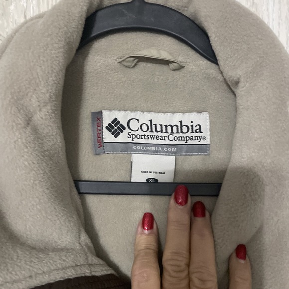 Columbia‎ Men's Beige Zip-Up Jacket SZ Xl - Picture 3 of 9